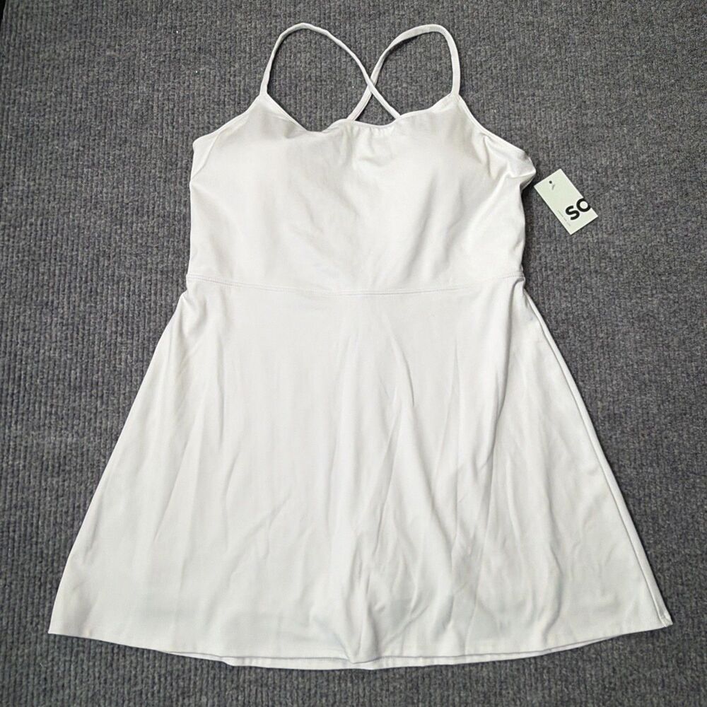 SO Goods For Life The Sporty Dress Women Size XL White Athletic Skort NEW
